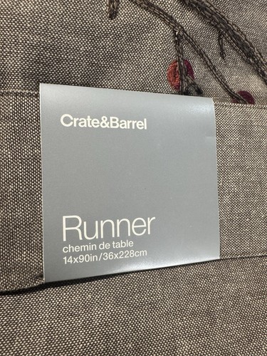 Crate And Barrel Eastleigh Runner Rust NWT - 第 1/9 張圖片