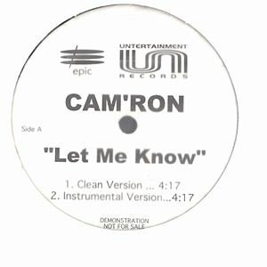 Cam'ron, Let Me Know, (12'', Promo), NM or M-, 3623266902