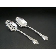 Oneida All American Stainless Steel Briarwood Pierced & Serving Table Spoon
