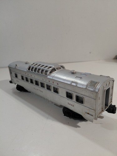 Lionel 2432 O Gauge Model Railroad Lionel Lines Clifton Vista Dome Passenger Car - Picture 6 of 9