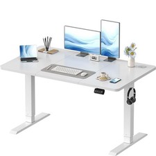Höhenverstellbarer Schreibtisch 120x60 Computertisch Elektrisch Memory Stehpult