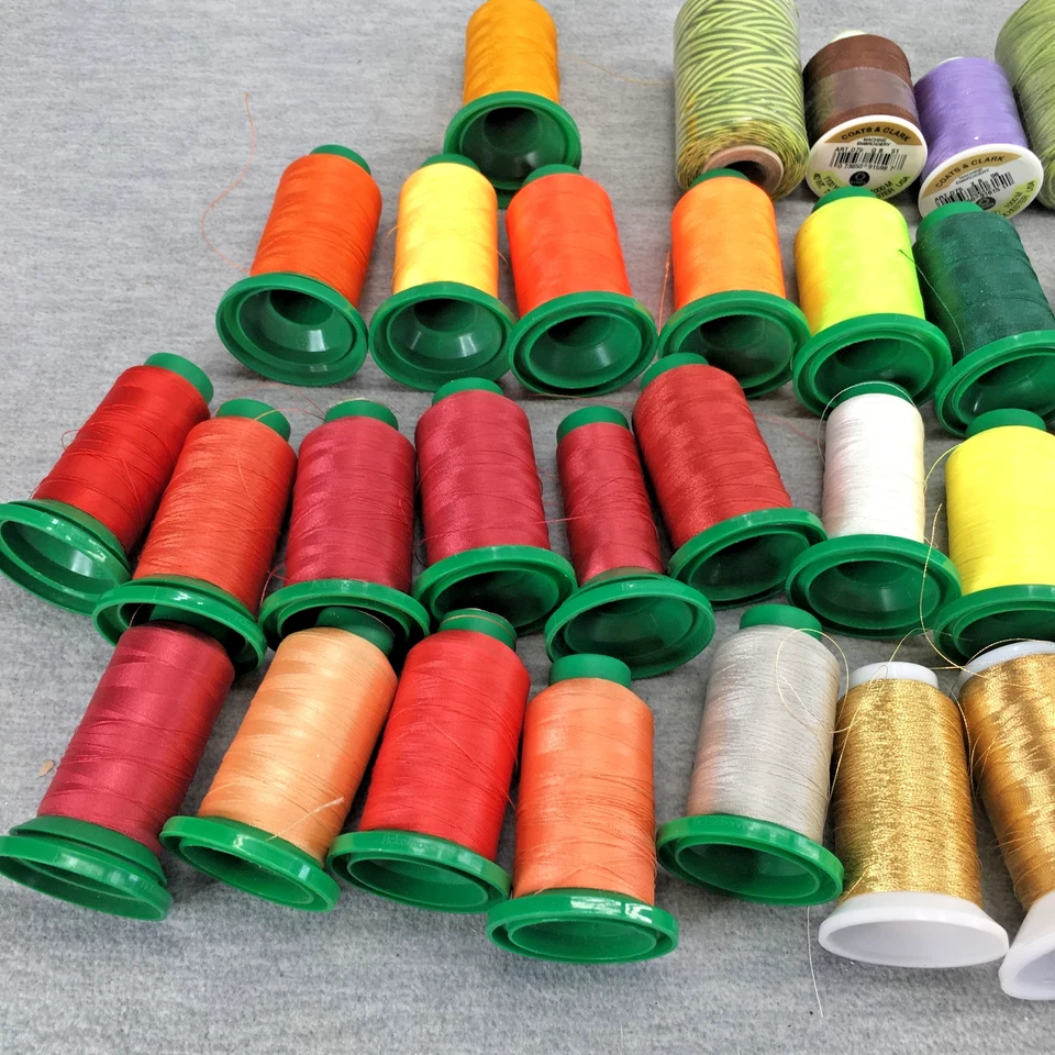 Isacord Embroidery Thread 100% Polyester 1000m Made in Germany Mixed Lot of 48 - Image 4 of 4
