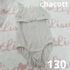 Chacott Ballet Leotard Camisole 130 Mint Green Embossed Ballerina Shoes