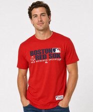 MLB Authentic Boston Red Sox Men  s M Red T-Shirt Majestic Short Sleeve