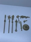 Vintage MOTU Castle Greyskull Full Set Of Weapons Parts Lot