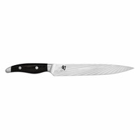 Kai Schinkenmesser Shun Nagare Black, Stahl, Pakkaholz, Klinge 23 Cm, NDC-0704S