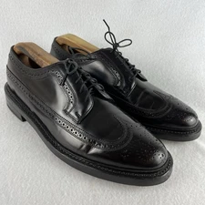VTG 90s Florsheim Imperial Kenmoor 9D burgundy leather Oxford shoes longwing
