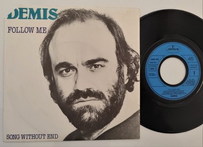 Vinyl 45 Touren DEMIS ROUSSOS Follow Me / Song Without End FRANKREICH 1982