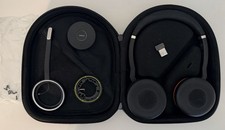 Jabra Evolve 75 - Mic Needs Fixed - With Hard Case, Charging Stand, USB Dongle