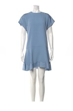 RED VALENTINO Baby Blue Solid Shift Dress 