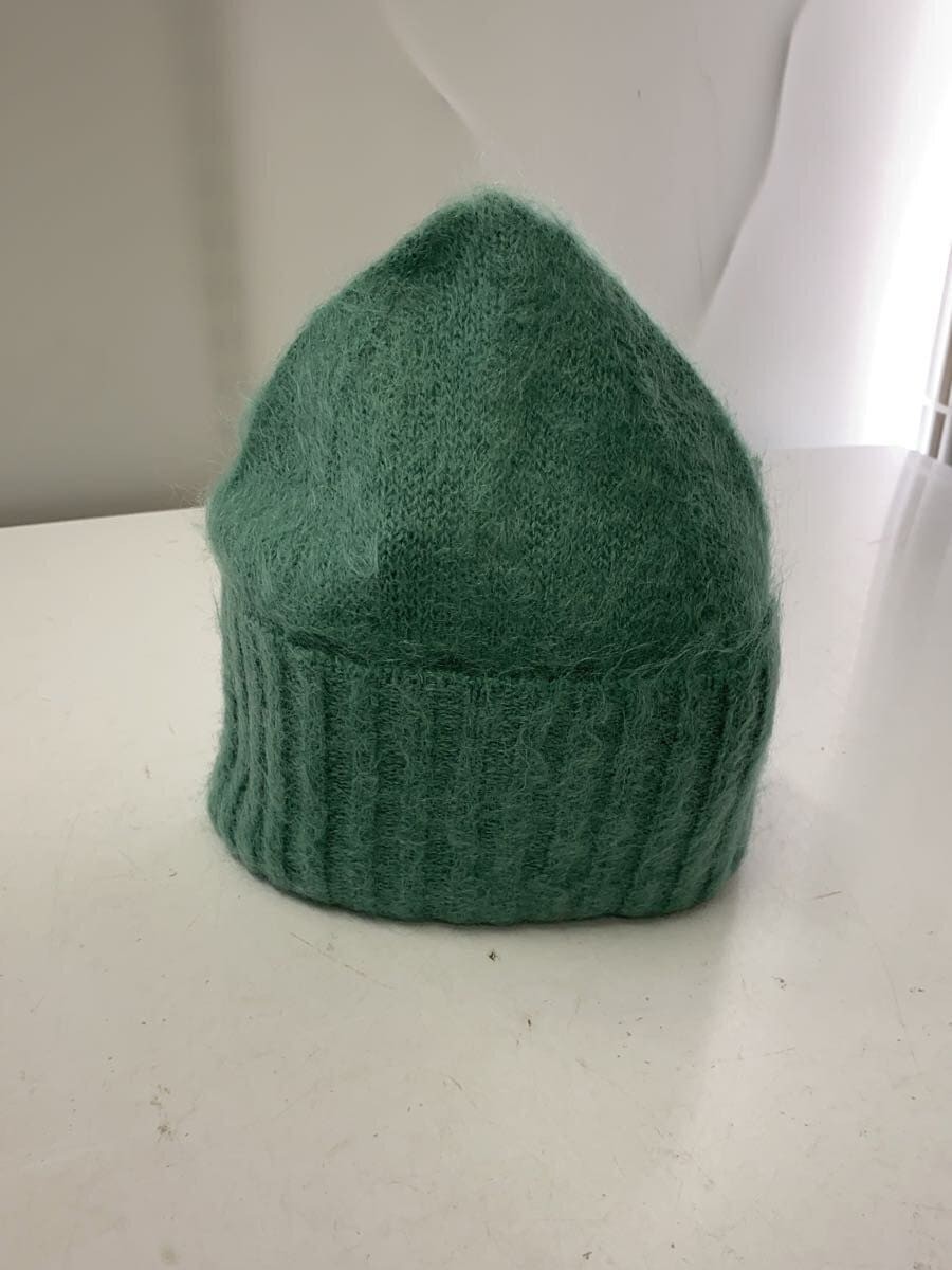 帽子 AURALEE BRUSHED KID MOHAIR KNIT CAP AURALEE BRUSHED SUPER KID MOHAI Knit Cap Mohair GRN Men's