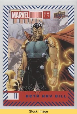 2017 Upper Deck Marvel Annual Blue Foil Beta Ray Bill #11 READ 09q5