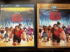 Disney's: Wreck-It Ralph 4-Disc 3D  2D Blu-ray/DVD, 2013 Like New w/ Slip 