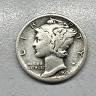 A Darling 1928-D MERCURY SILVER DIME ACTUAL COIN Get More Today & Save