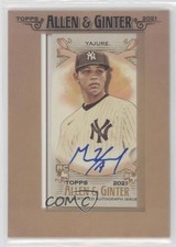 2021 Topps Allen & Ginter's Framed Mini Auto Miguel Yajure #FMA-MY Auto 0eq8