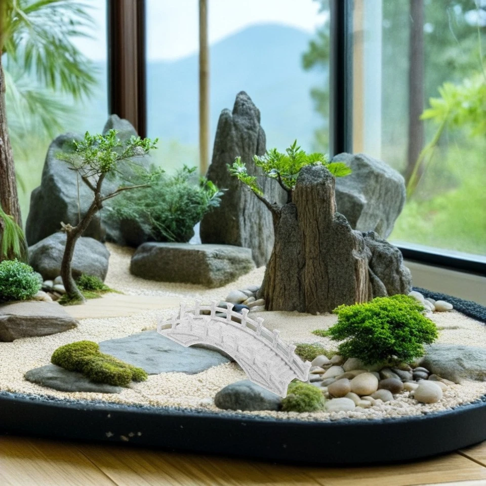  Ornament Ornamental Terrarium Bridge Dollhouse Garden Accessory Fairy - image 4 of 4