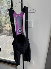 Assos Bib Shorts Mens XLG 2XL Black Pink RS Cycling Switzerland CLEAN PAD