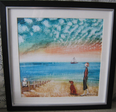 Joe Ramm gerahmter Kunstdruck - Shepherd's Delight