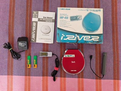 Iriver IMP 400 Slimx MP3 Discman CD Player OVP