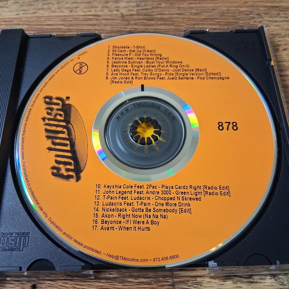 Золотой диск TM Century 878 CD радио промо 50 центов Nickelback Akon Beyonce Tpain    - Изображение 4 из 4