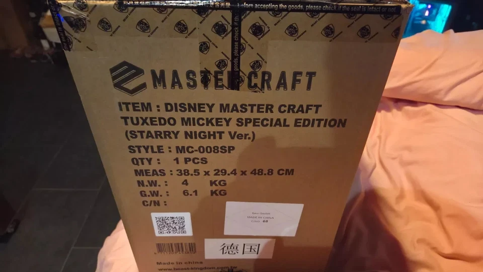 Mickey Mouse Master Craft Statue 1/4 Tuxedo Special Edition Starry Night - Immagine 2 di 4