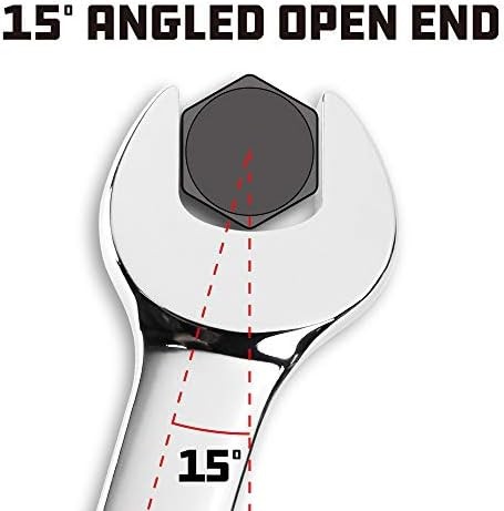 32mm Metric Combination Wrench 12 Point Double Ended Box Open End 15° Offset