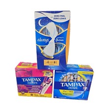 Tampax Radiant Regular Tampons Leakguard Braid CleanSeal Wrapper 28ct
