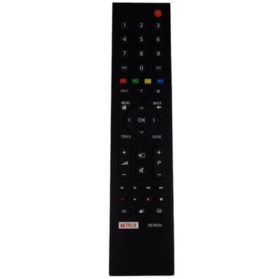 Kompatible TV-Fernbedienung für Grundig 50GEU7800B NEU Schwarz, Kabellos 5-10 m