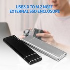 —M.2 NGFF USB 3.0 SSD Enclosure – B-Key Silver (No Drive)