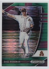 2020 Panini Prizm Draft Picks Green Pulsar Prizm Gage Workman #PDP102 17t2
