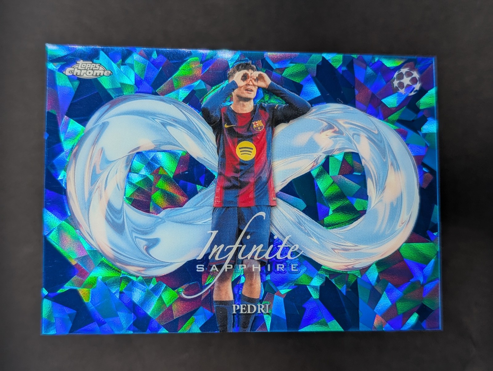 2025-26 Topps Chrome Sapphire - Pedri #IS-2 Infinite Barcelona Spain