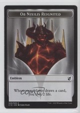 Zombie Token Ob Nixilis Reignited Emblem Magic: Commander 2019 C19 s #T010/029