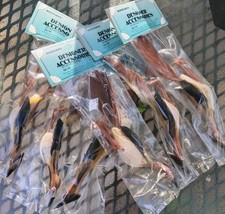 6 Vtg Feathered Roadrunner lot of 6  Mangelse...