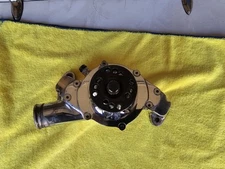 SBC Meziere Billet Water Pump With Heater Bypass 