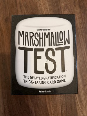Marshmallow Test Trick-Taking Card Game by Gamewright Reiner Knizia Complete