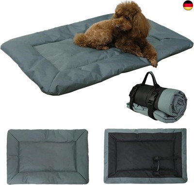 bangminda Hundebett waschbare Hundedecke Hundematte für Reise Camping Outdoor 