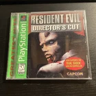 Resident Evil Director's Cut PlayStation 1 PS1 Green Label Tested Clean Reg Card