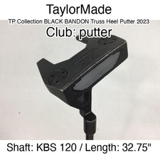 TaylorMade TP Collection BLACK BANDON Truss Heel Putter 2023 putter Putter 32.75