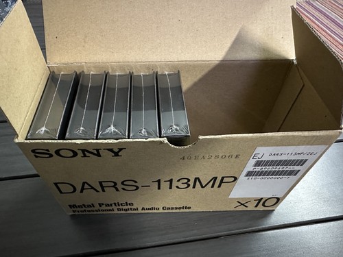 CINCO cassette de audio digital profesional Sony 113 min DTRS partículas metálicas (DARS-113MP) - Imagen 4 de 4