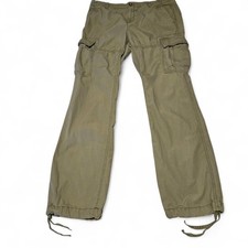 Banana Republic Weekend Cargo Pants Women's 12 Olive Utility Gorpcore Outdoor