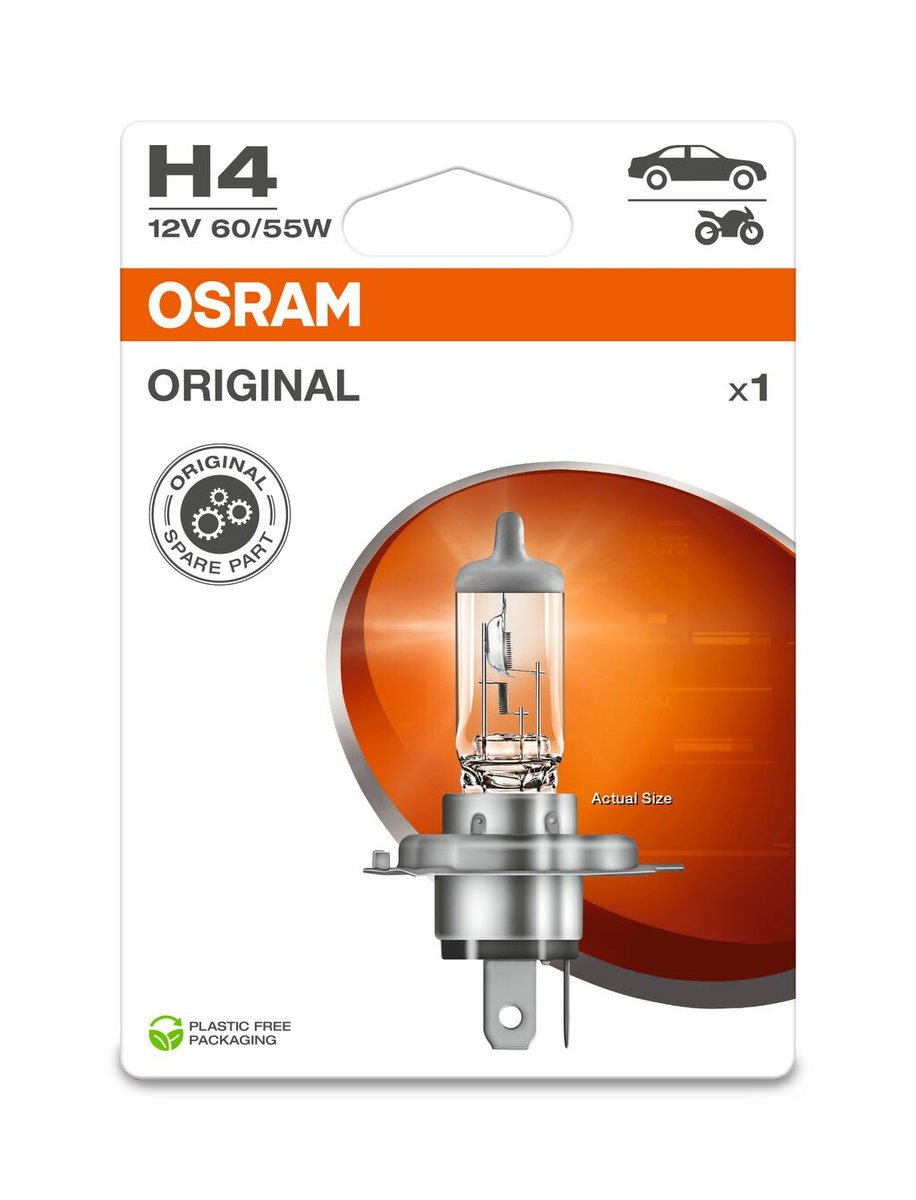 12V Original Line - H4 - 60/55W - P43t - 1 pz - Scatola - Immagine 4