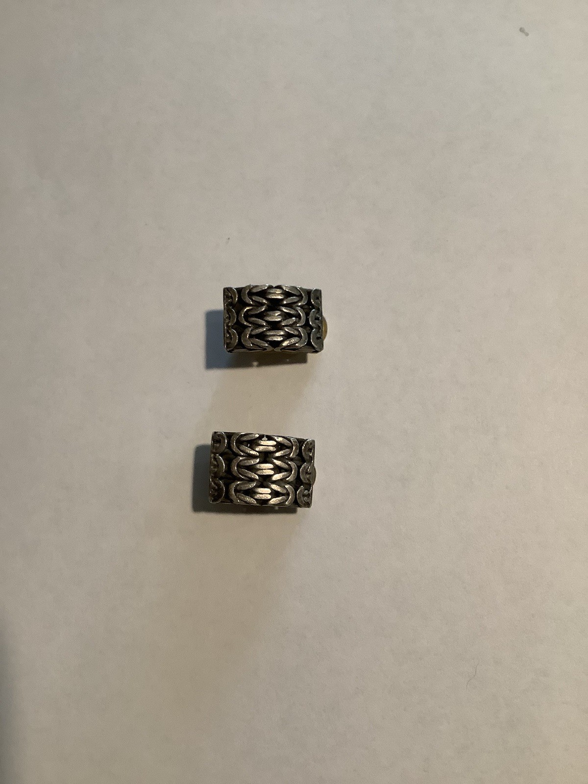Lois Hill Vintage Indonesian 925 Sterling Silver Clip-On Earrings