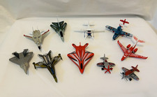 Lot of 10 metal die cast military plane assortment