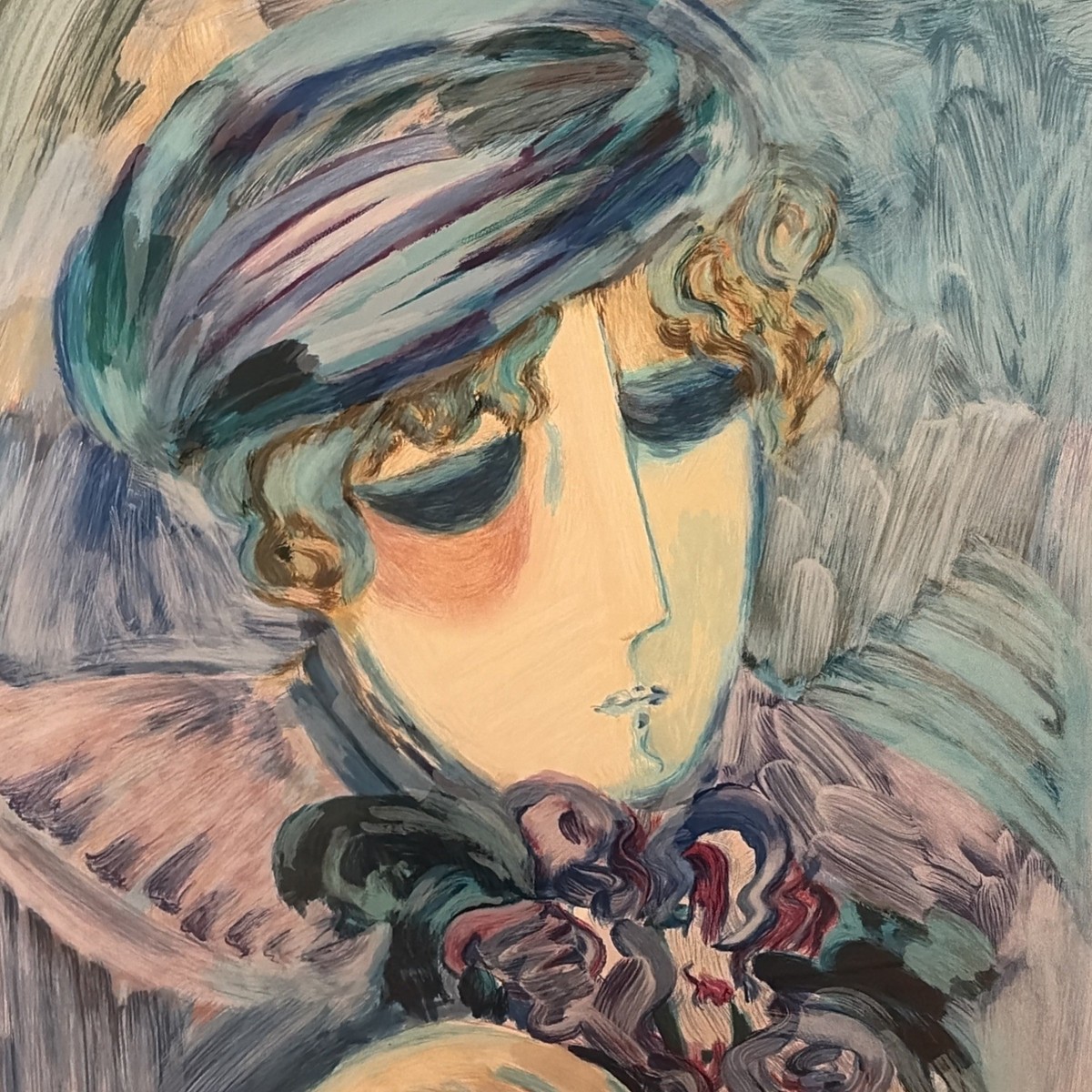 BARBARA WOOD 1926-2023 SIGNED NUMBERED 35/35. 39”x33” Artist Proof