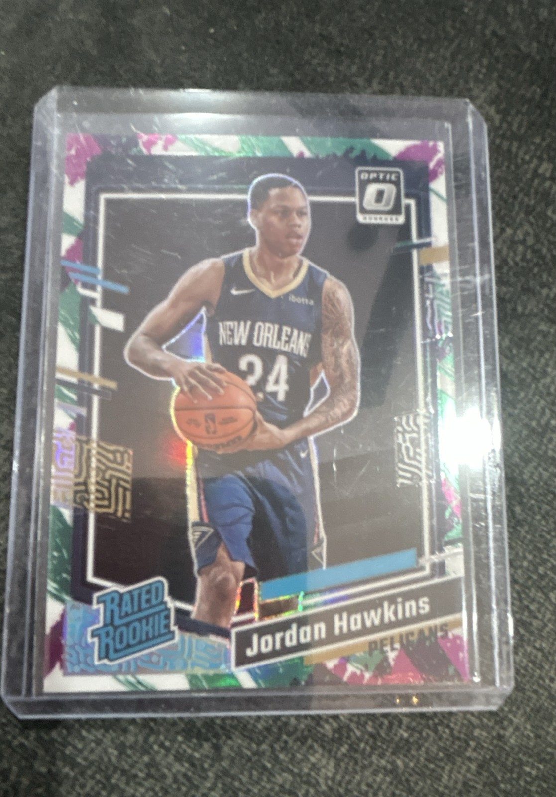 2023-24 Panini Donruss Optic - Rated Rookie Jordan Hawkins #238 Jazz Prizm (RC)
