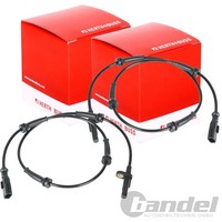 2X Herth+Buss ABS-SENSOR Raddrehzal Hinten Beidseitig Passend FüR Opel Vivaro RE