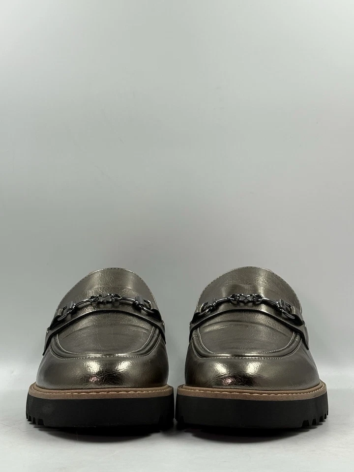 Franco Sarto Colette Bit Loafer Pewter Metallic Size 9.5 M  - Image 4 of 4
