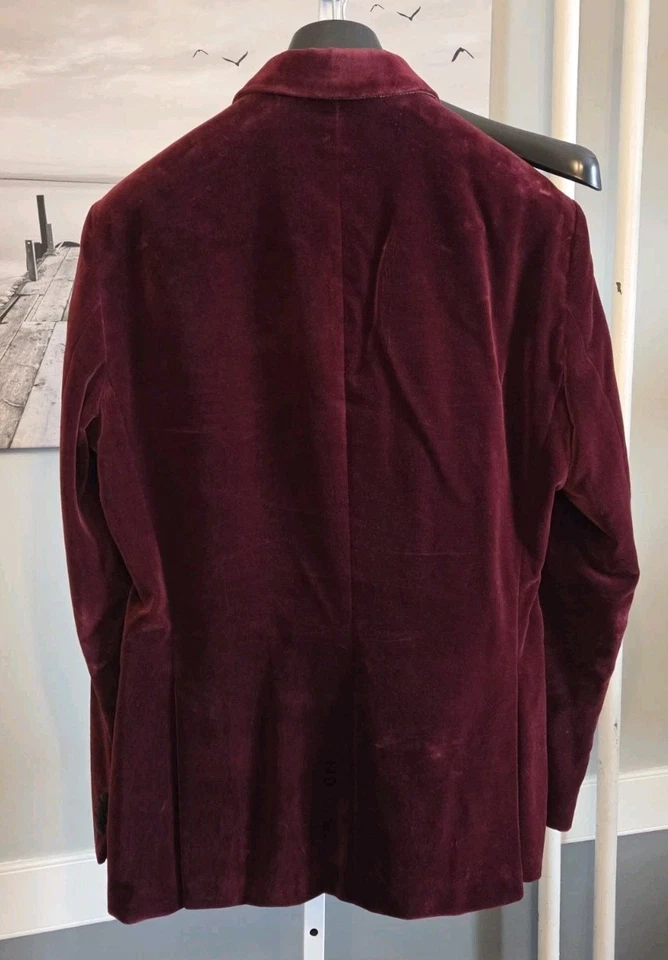 Chaqueta de cena Hutson de terciopelo de algodón para hombre 40R Foto 2 de 4