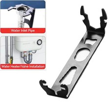 Llave de fregadero con 16 accesorios de bayoneta estándar para tareas de reparación de tuberías de grifo
