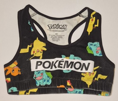 *Fading* RARE HTF 2016 POKÉMON Sports Bra Crop Top Racerback